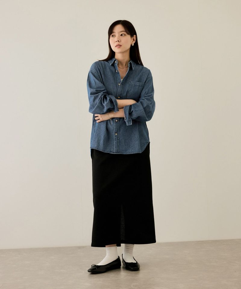 nAvy  ルーズデニムシャツ レディース商品画像-12