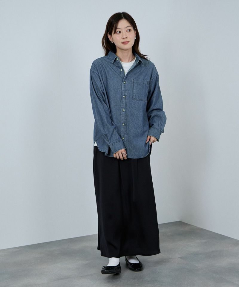nAvy  ルーズデニムシャツ レディース商品画像-13