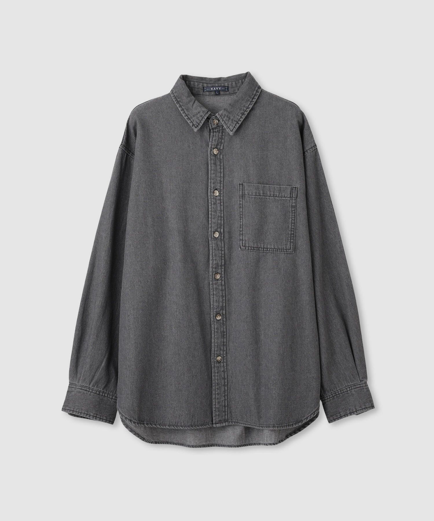 nAvy ルーズデニムシャツ レディース