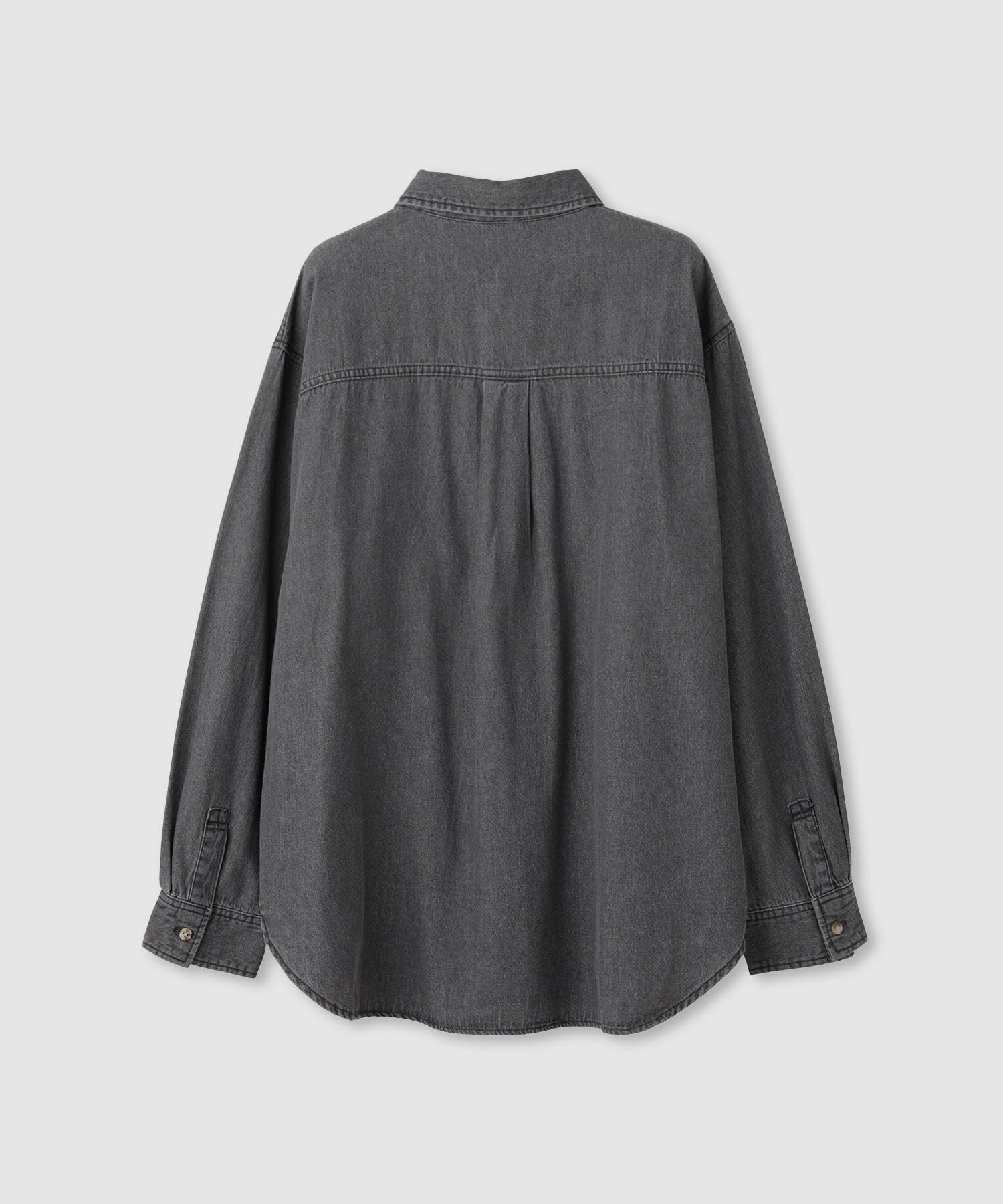 nAvy ルーズデニムシャツ レディース