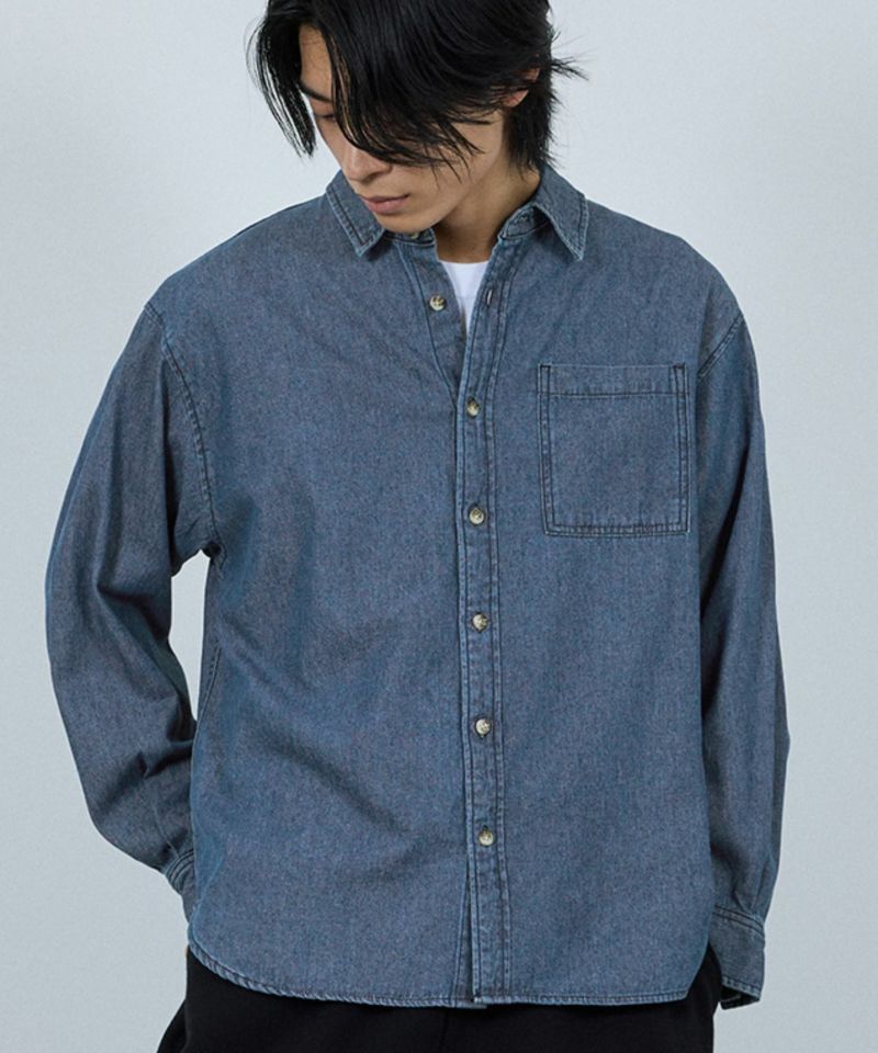 nAvy  ルーズデニムシャツ レディース商品画像-17