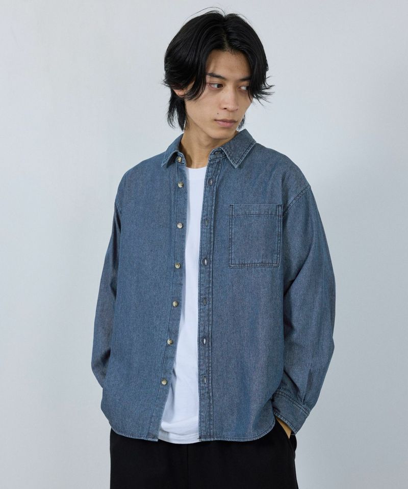 nAvy  ルーズデニムシャツ レディース商品画像-18