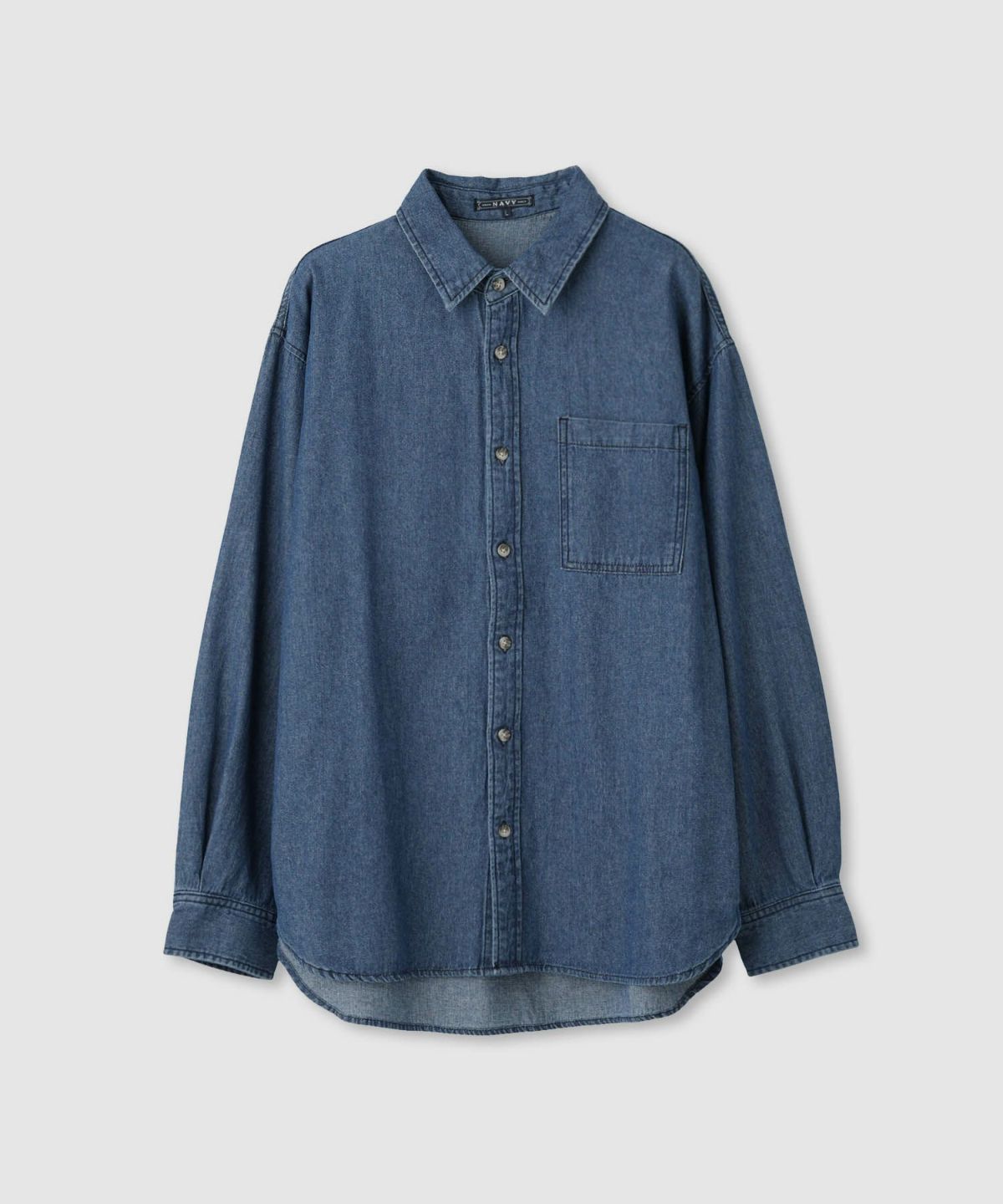 nAvy ルーズデニムシャツ レディース