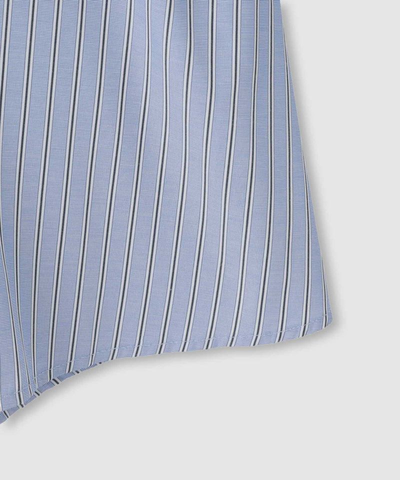 GANNI ストライプ　フリル　シャツ 40 GANNI ストライプ フリル シャツ 40