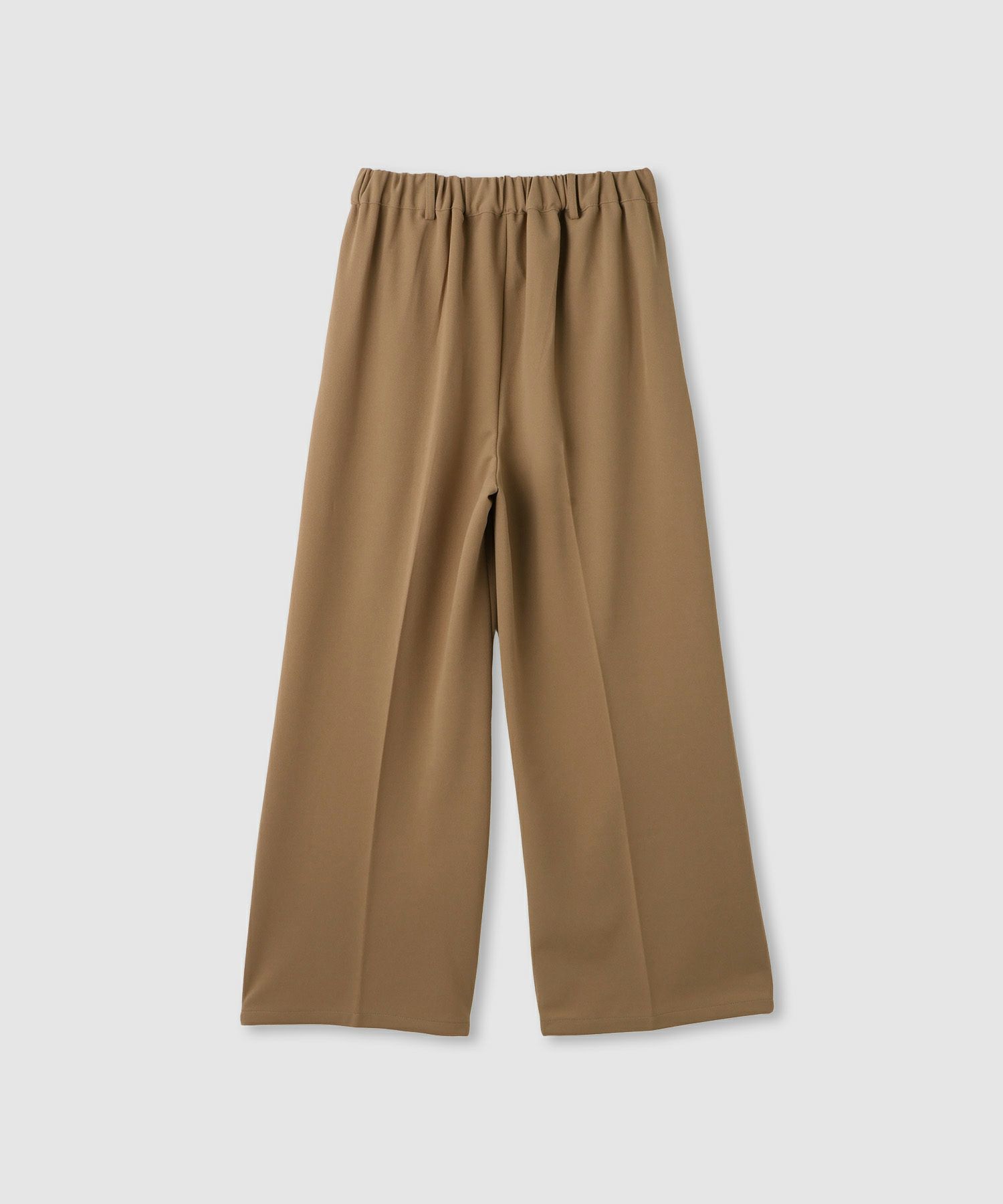 [期間限定価格]Idnes ストレッチストレートタックパンツ レディース