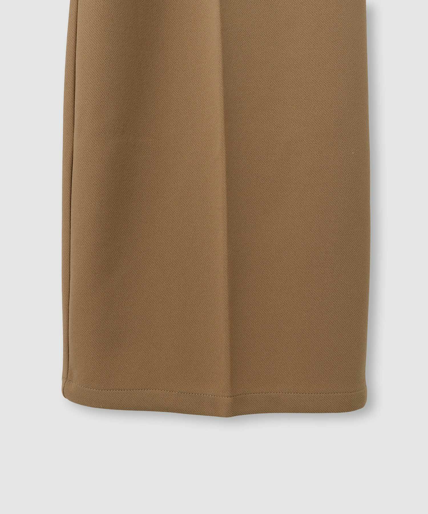[期間限定価格]Idnes ストレッチストレートタックパンツ レディース