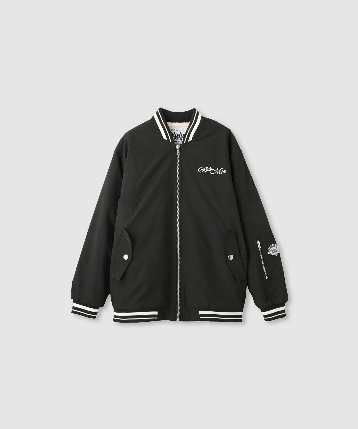 RICH MIX 裏ボアリブブルゾン キッズ商品画像-2