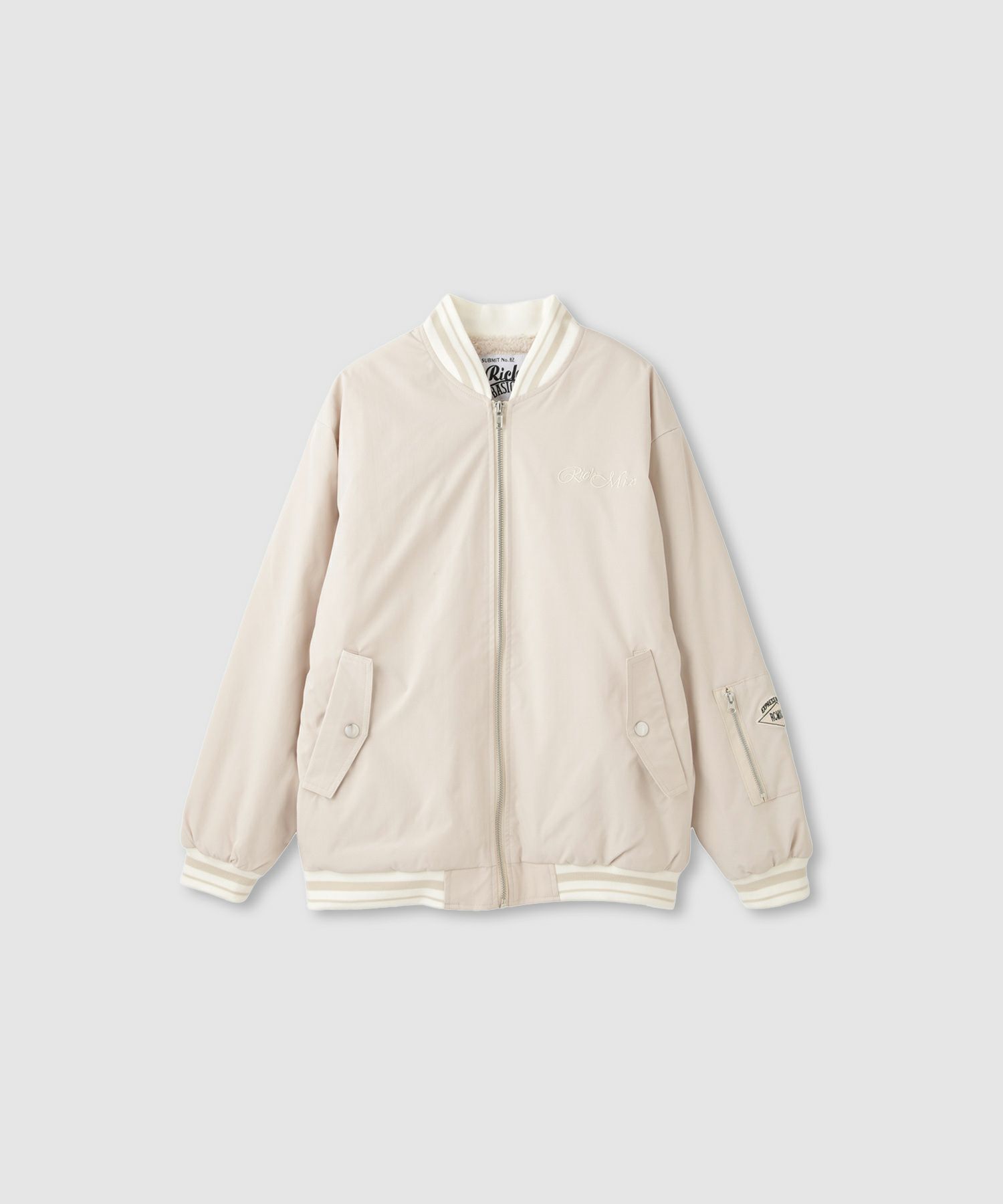 RICH MIX 裏ボアリブブルゾン キッズ商品画像-3