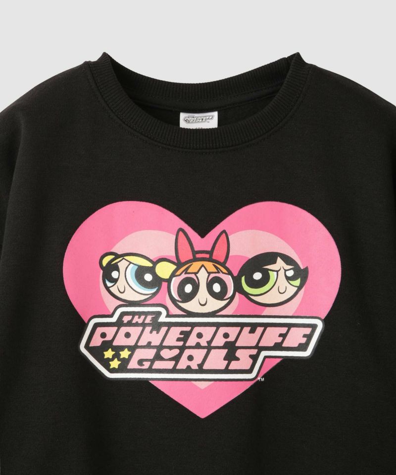 パワーパフ ガールズ ハートロゴプリントトレーナー キッズ商品画像-3