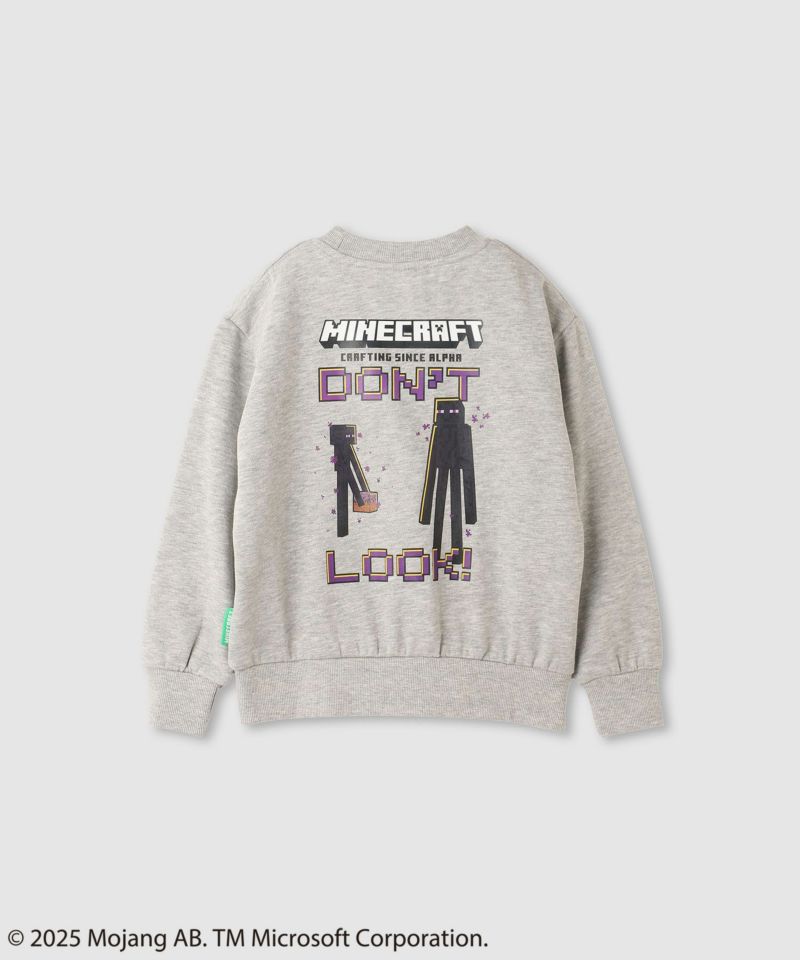 Minecraft マインクラフト 裏起毛ポケット付きトレーナー キッズ商品画像-2