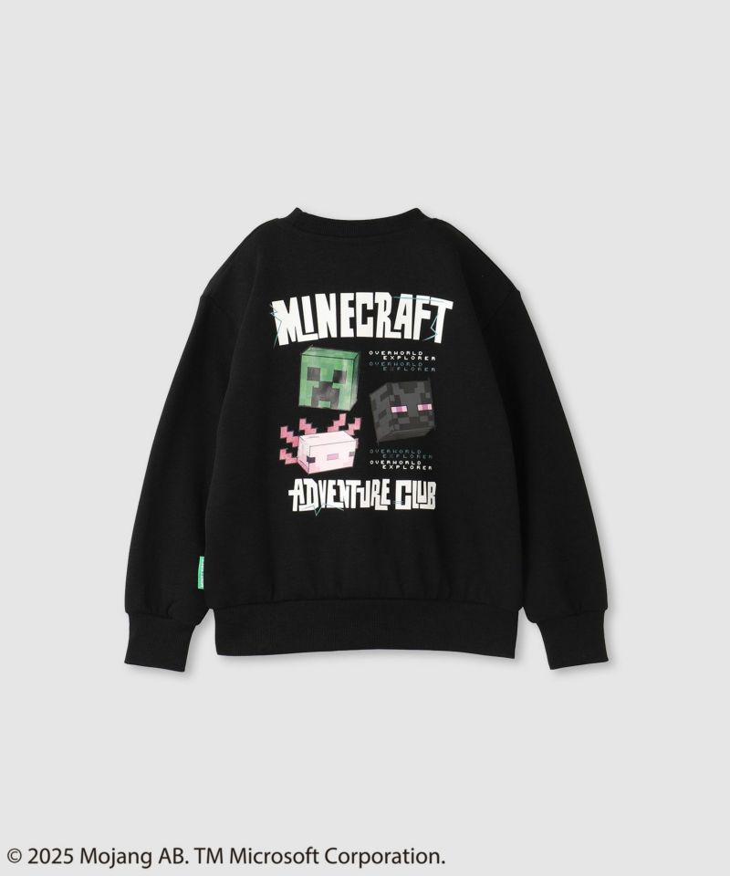 Minecraft マインクラフト 裏起毛ポケット付きトレーナー キッズ商品画像-3