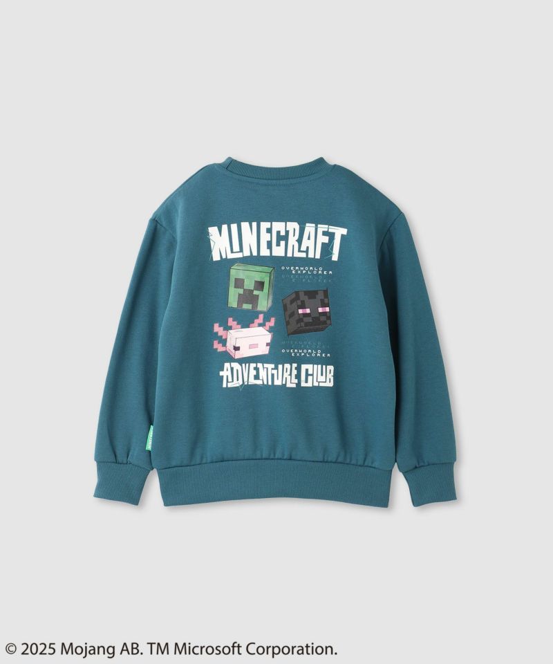 Minecraft マインクラフト 裏起毛ポケット付きトレーナー キッズ商品画像-4