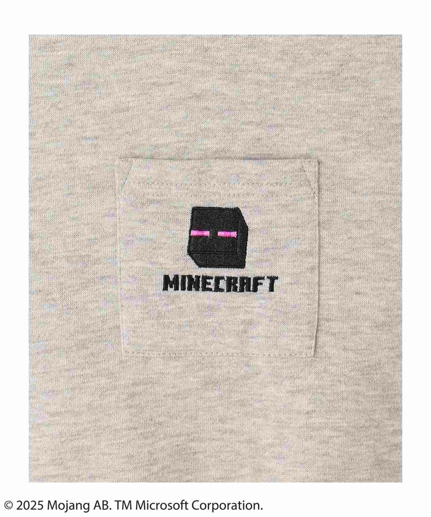 Minecraft マインクラフト 裏起毛ポケット付きトレーナー キッズ