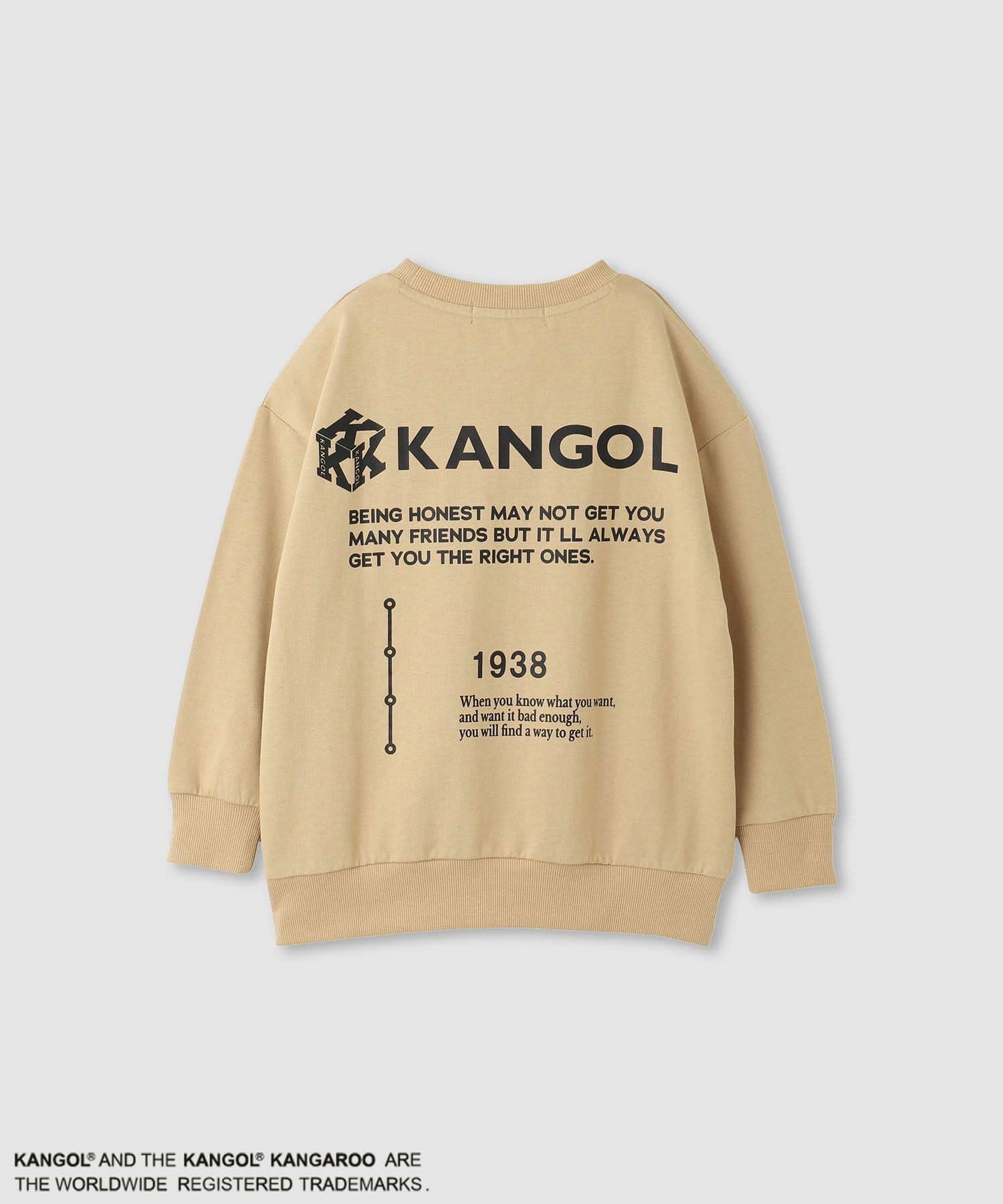 KANGOL  ビッグロゴトレーナー キッズ商品サムネイル-2