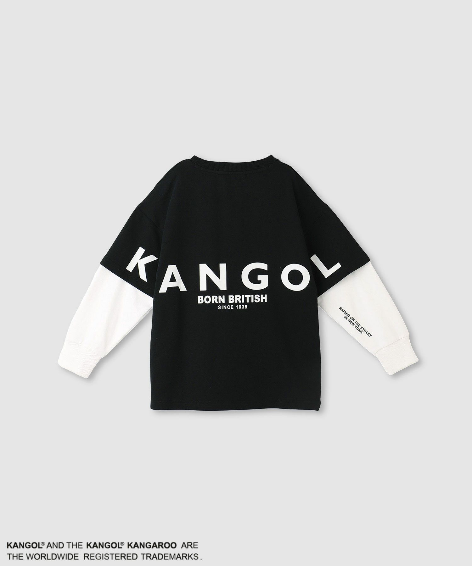 KANGOL  裏毛袖フェイクトレーナー キッズ商品画像-2