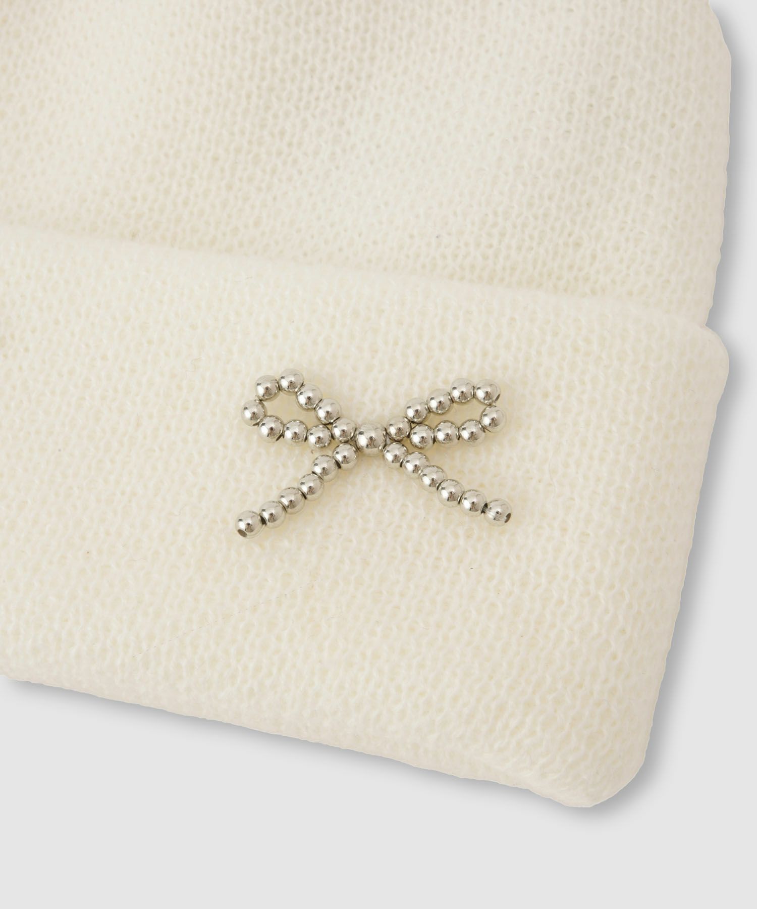 RICH MIX リボンニット帽子 キッズ