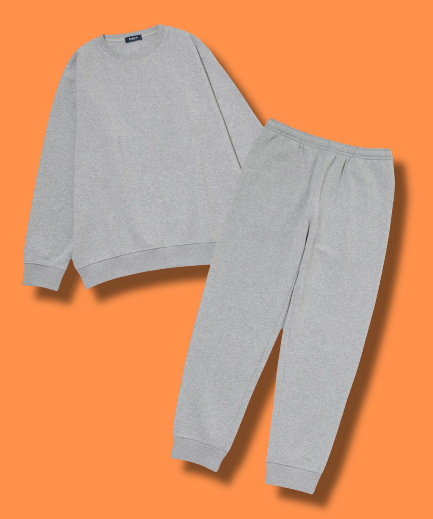 [値下げ]NAVY  MAC HEAT 裏起毛スウェット上下セット メンズ商品画像-2