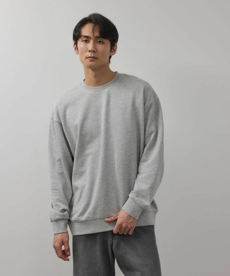 NAVY タフラク ヘビー裏毛クルーネックスウェット メンズ商品画像-2