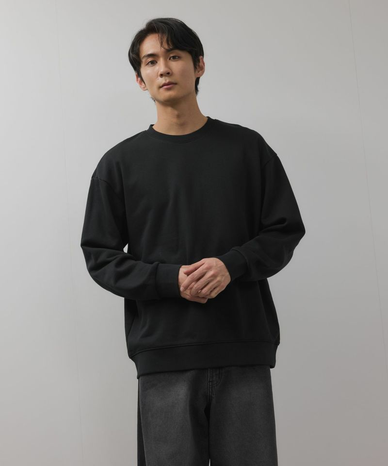 NAVY タフラク ヘビー裏毛クルーネックスウェット メンズ商品画像-3