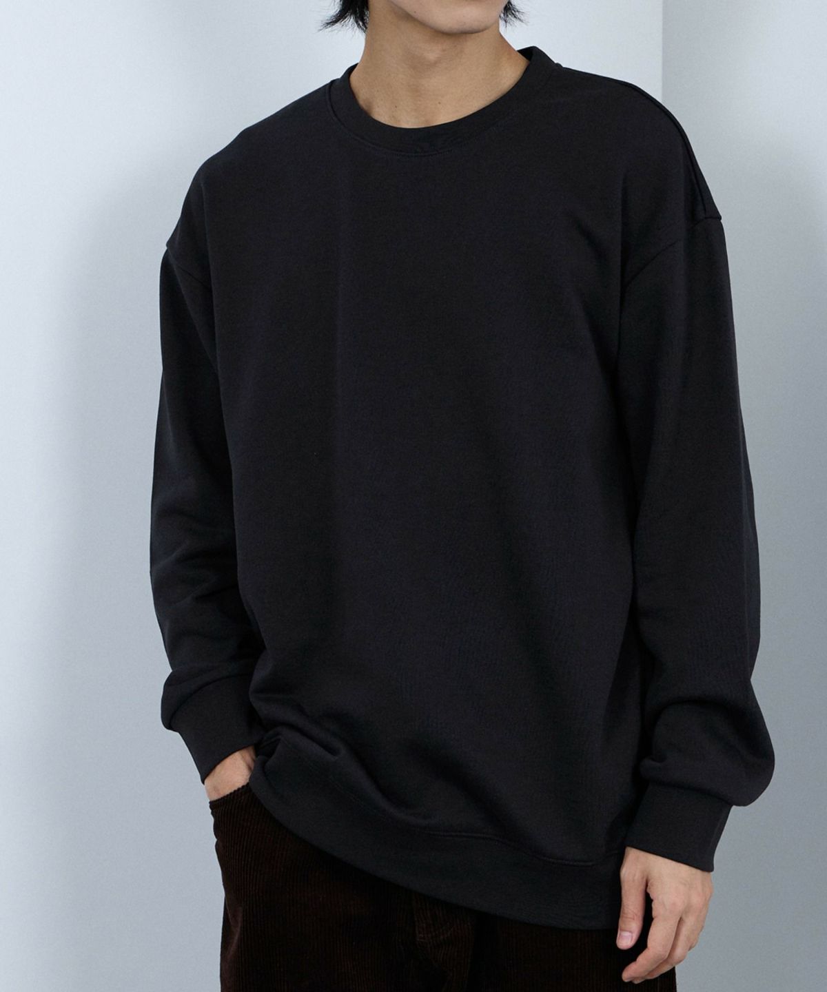 NAVY タフラク ヘビー裏毛クルーネックスウェット メンズ