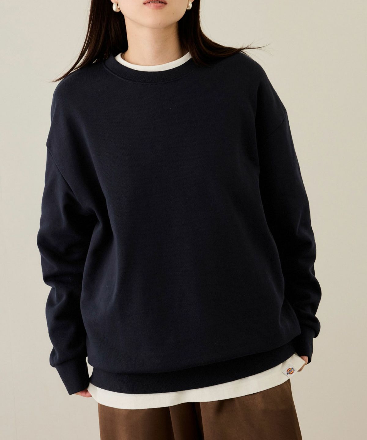 NAVY タフラク ヘビー裏毛クルーネックスウェット メンズ