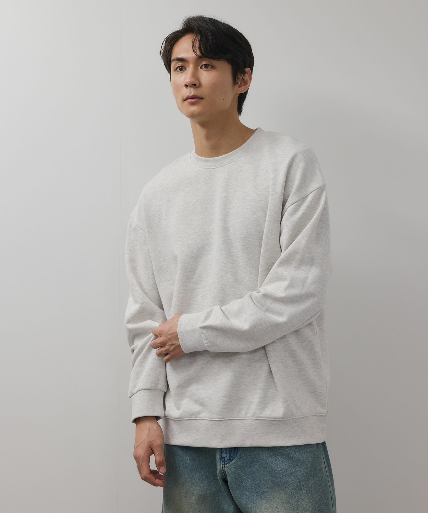 NAVY タフラク ヘビー裏毛クルーネックスウェット メンズ商品サムネイル-6