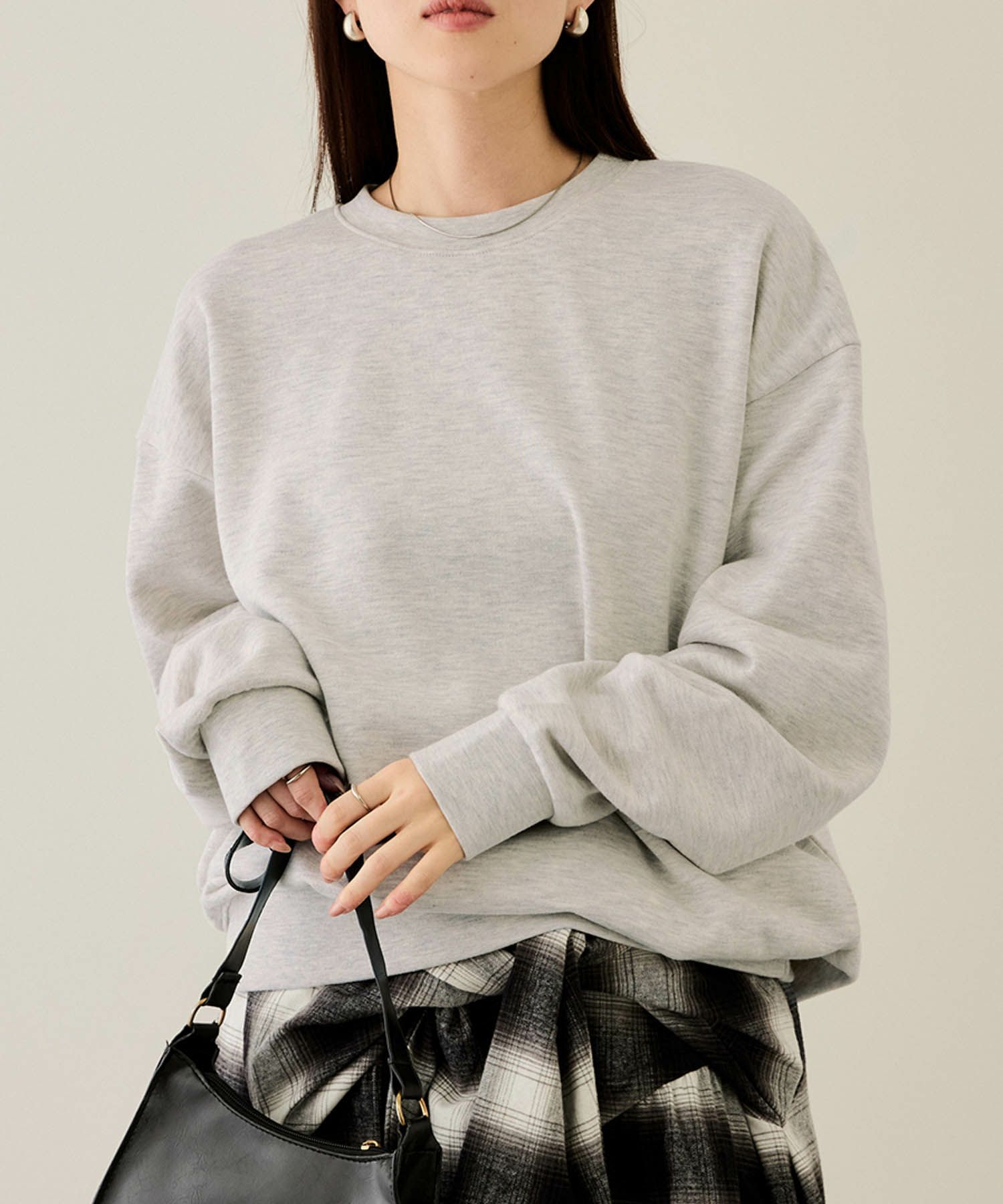 NAVY タフラク ヘビー裏毛クルーネックスウェット メンズ