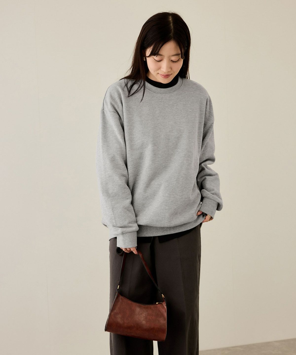 NAVY タフラク ヘビー裏毛クルーネックスウェット メンズ