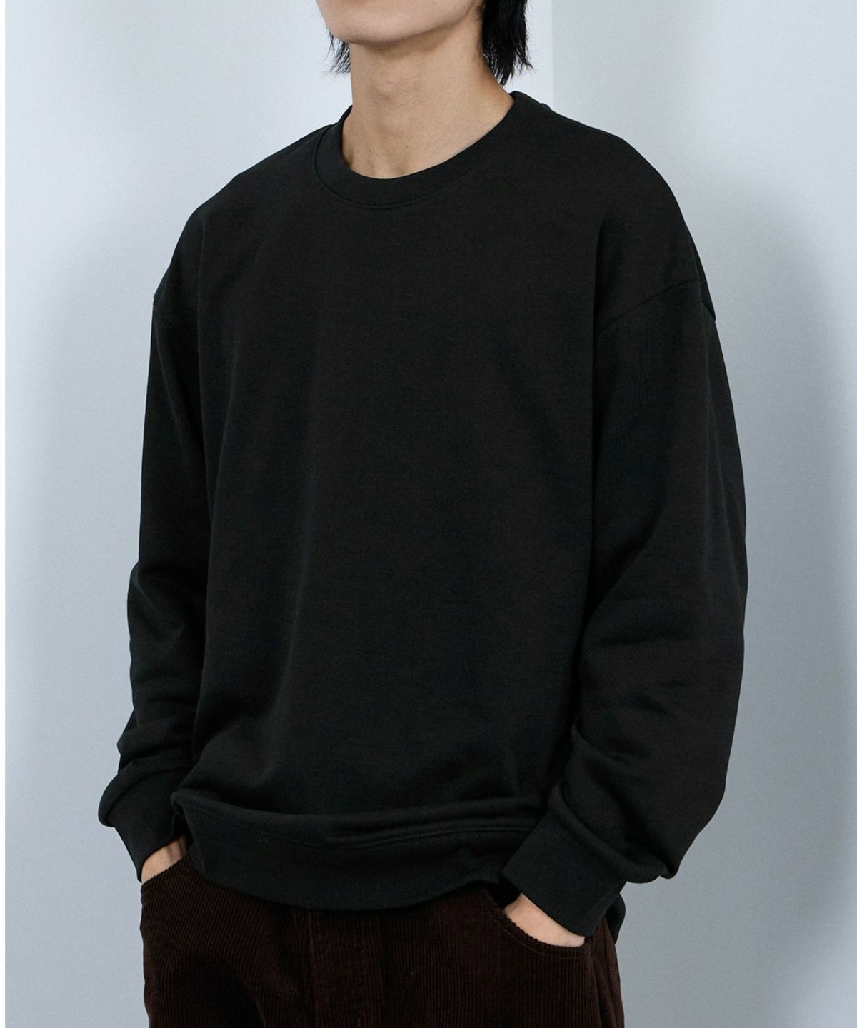 NAVY タフラク ヘビー裏毛クルーネックスウェット メンズ