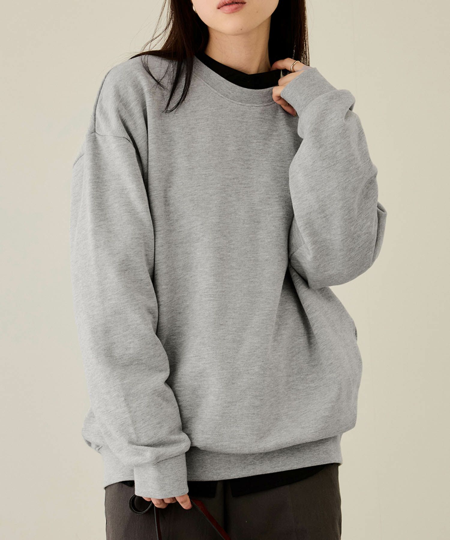 NAVY タフラク ヘビー裏毛クルーネックスウェット メンズ