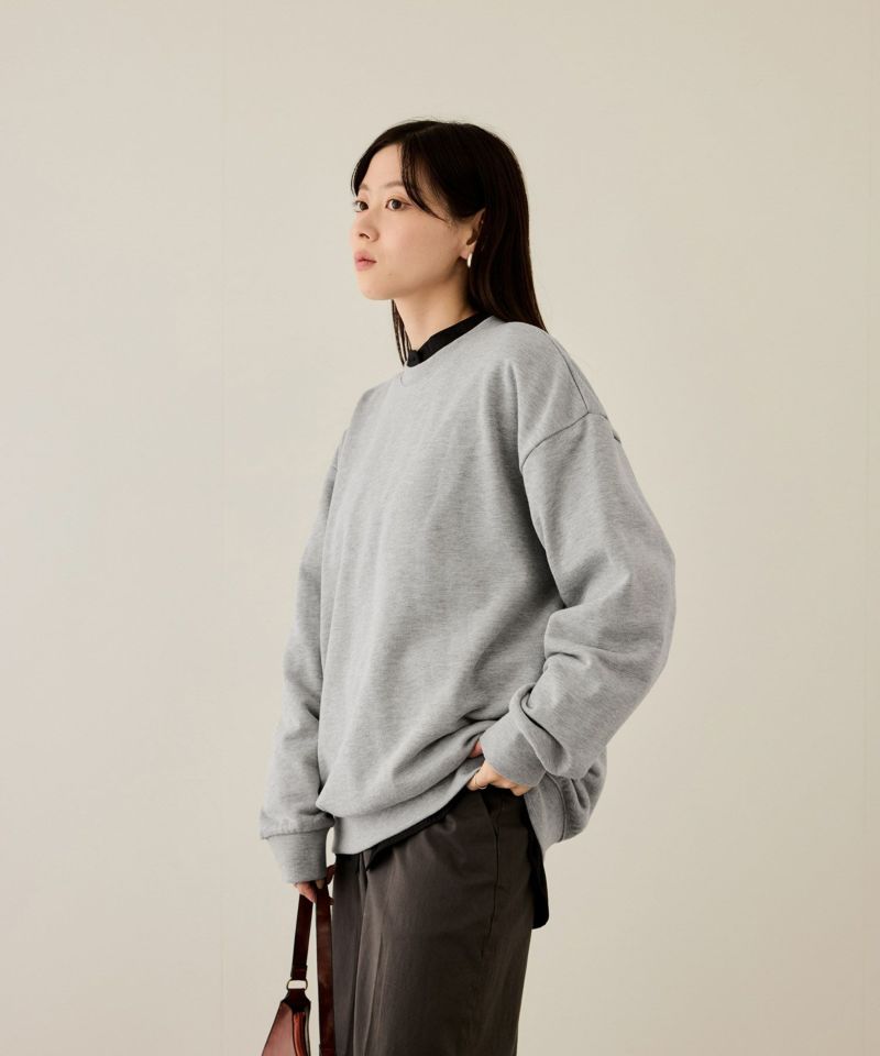 NAVY タフラク ヘビー裏毛クルーネックスウェット メンズ商品画像-16