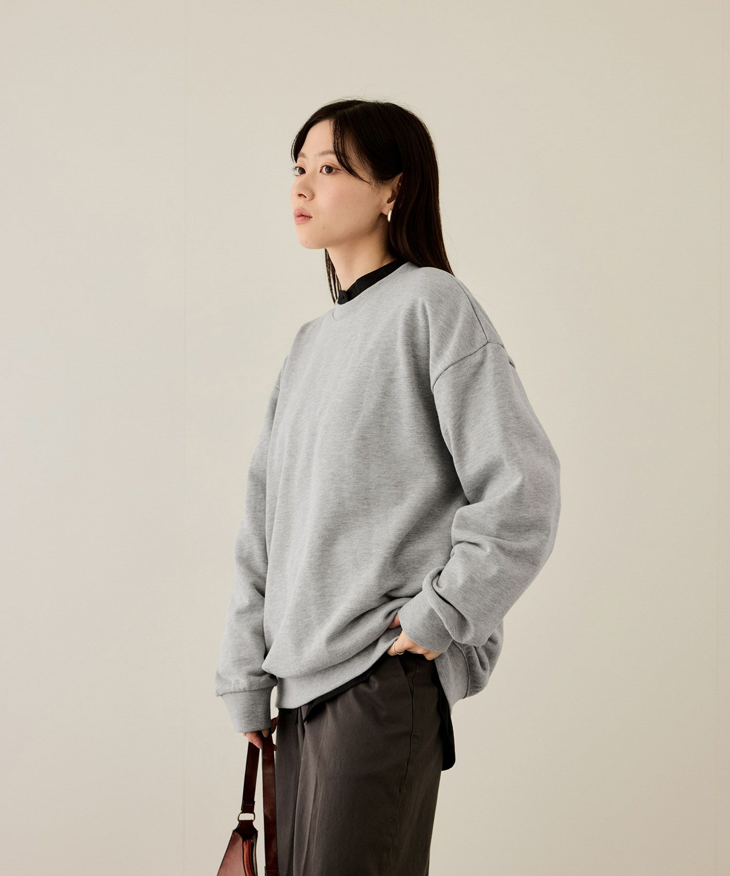 NAVY タフラク ヘビー裏毛クルーネックスウェット メンズ