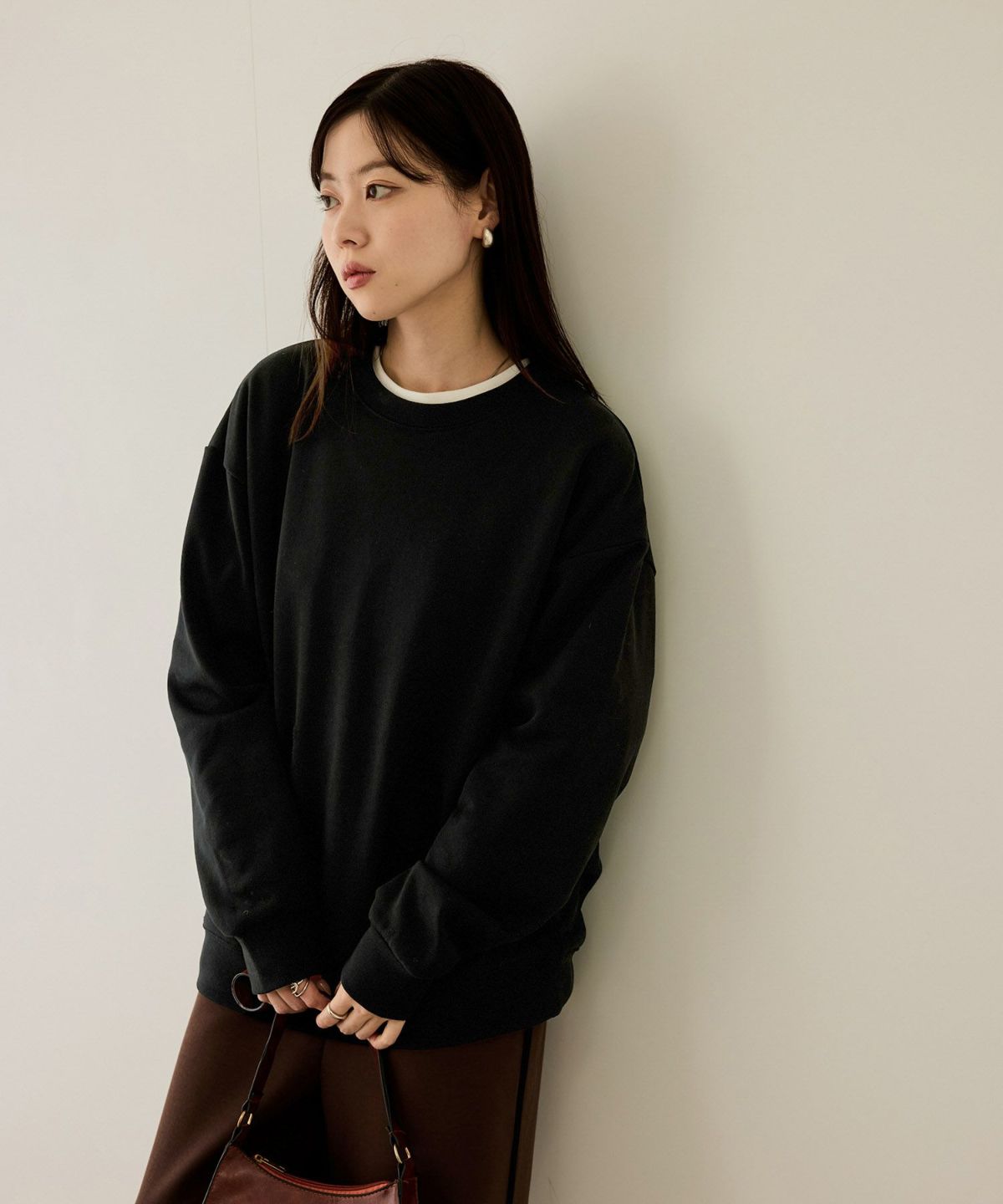 NAVY タフラク ヘビー裏毛クルーネックスウェット メンズ