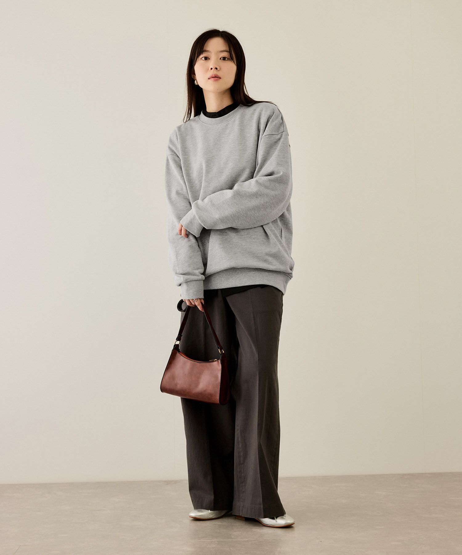 NAVY タフラク ヘビー裏毛クルーネックスウェット メンズ