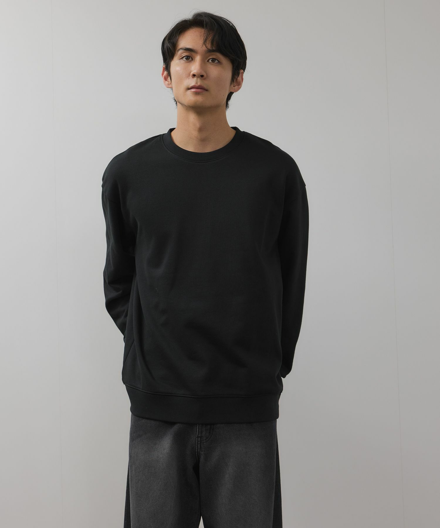 NAVY タフラク ヘビー裏毛クルーネックスウェット メンズ商品画像-18