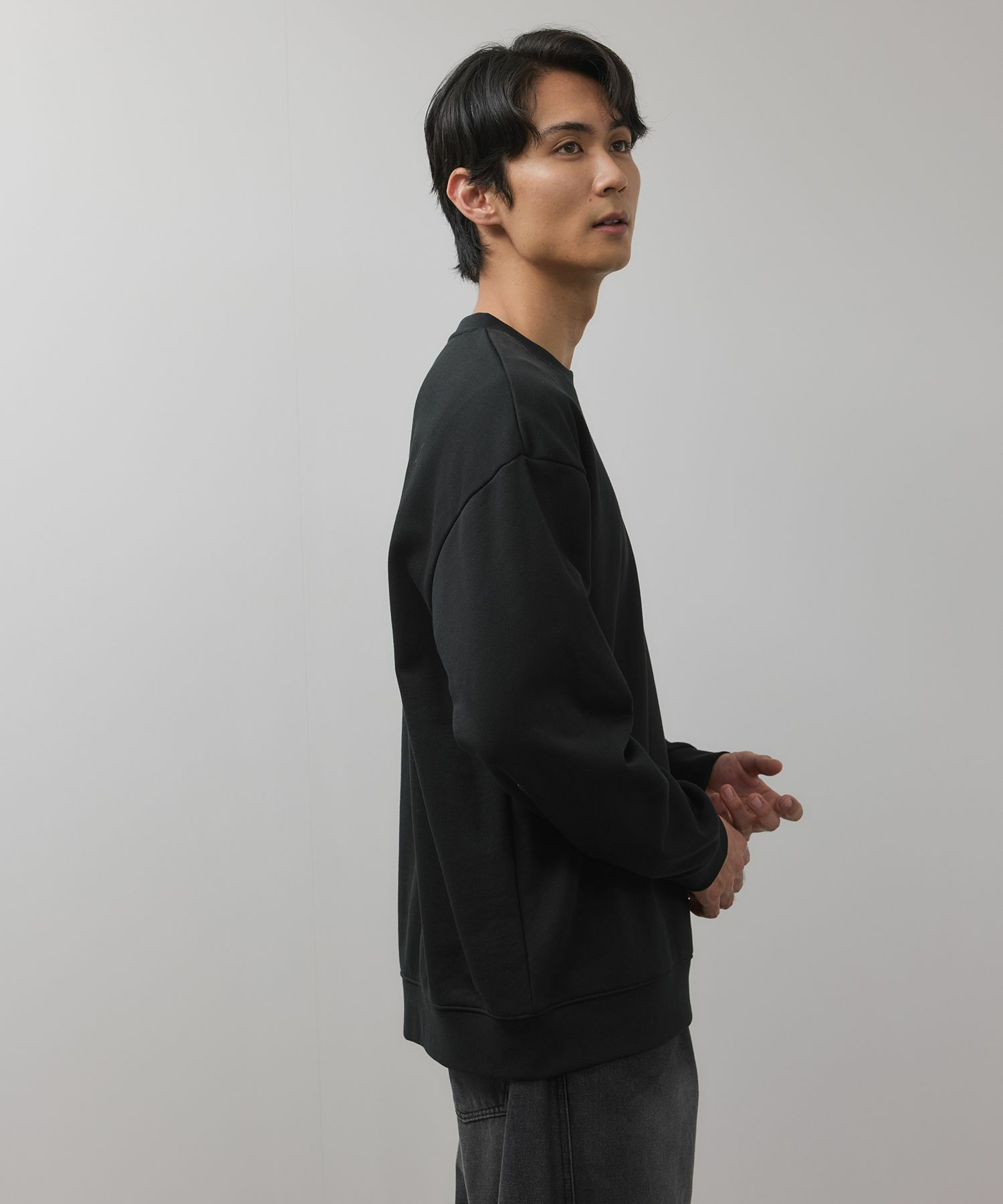 NAVY タフラク ヘビー裏毛クルーネックスウェット メンズ商品サムネイル-19