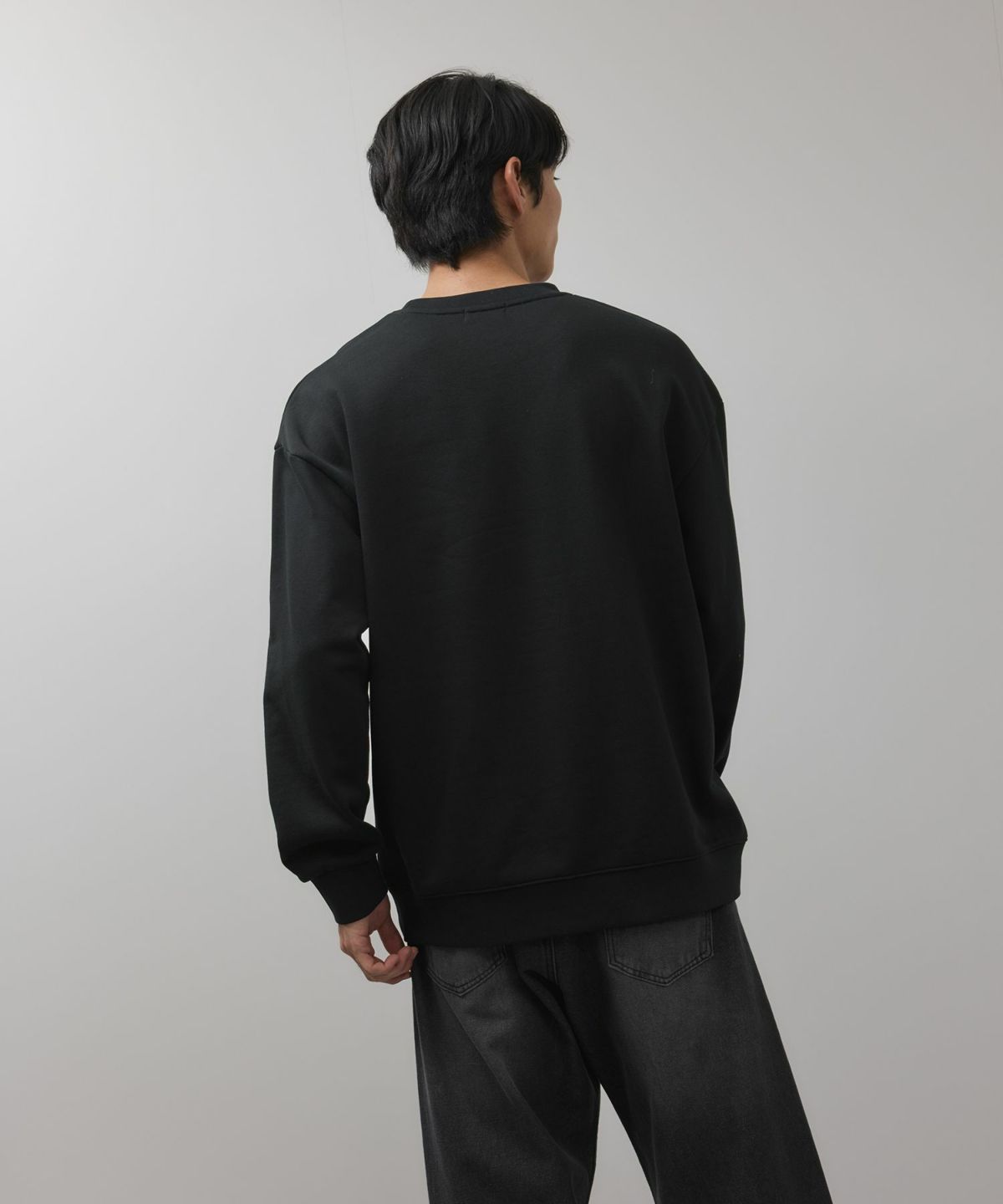 NAVY タフラク ヘビー裏毛クルーネックスウェット メンズ