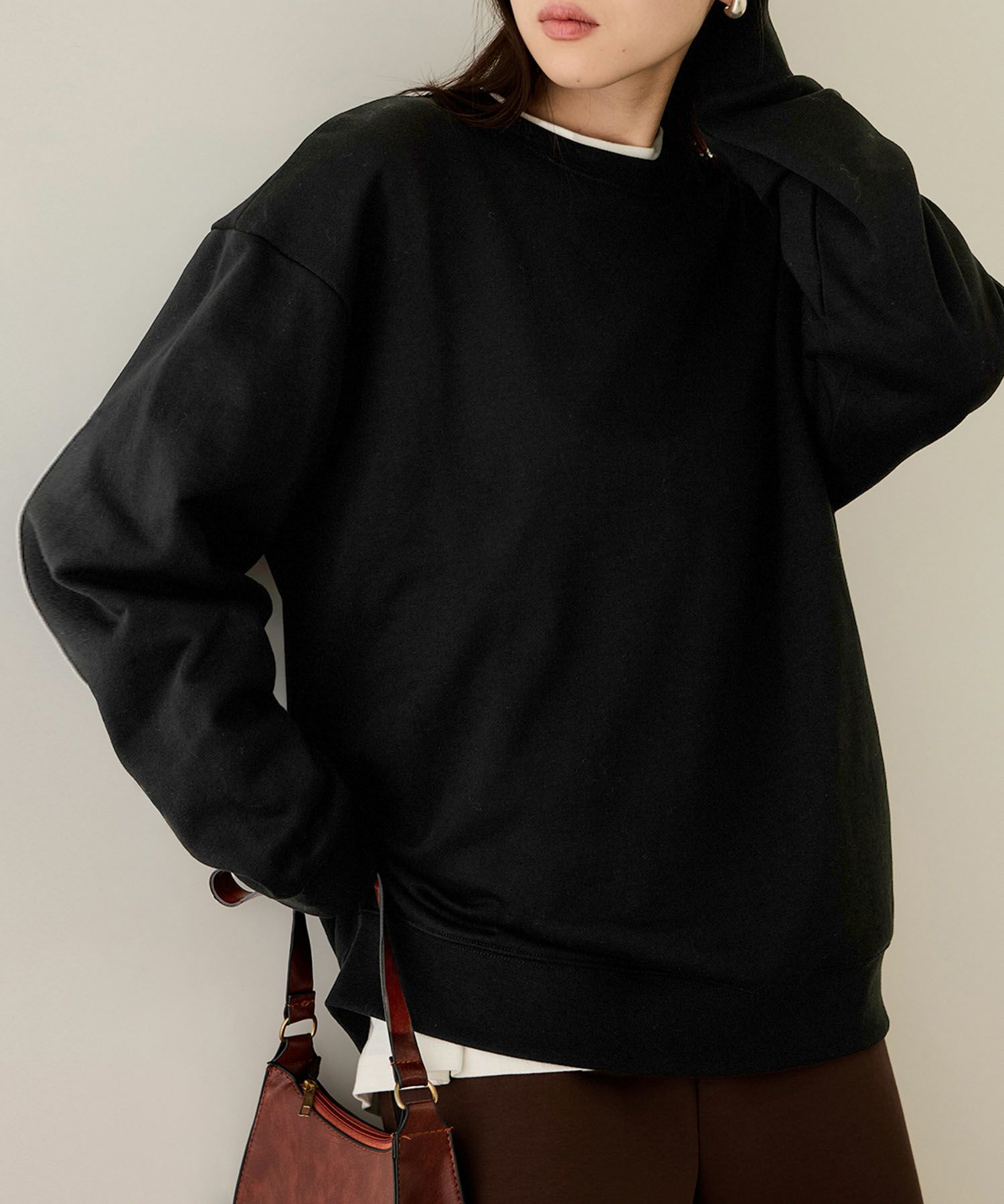 NAVY タフラク ヘビー裏毛クルーネックスウェット メンズ