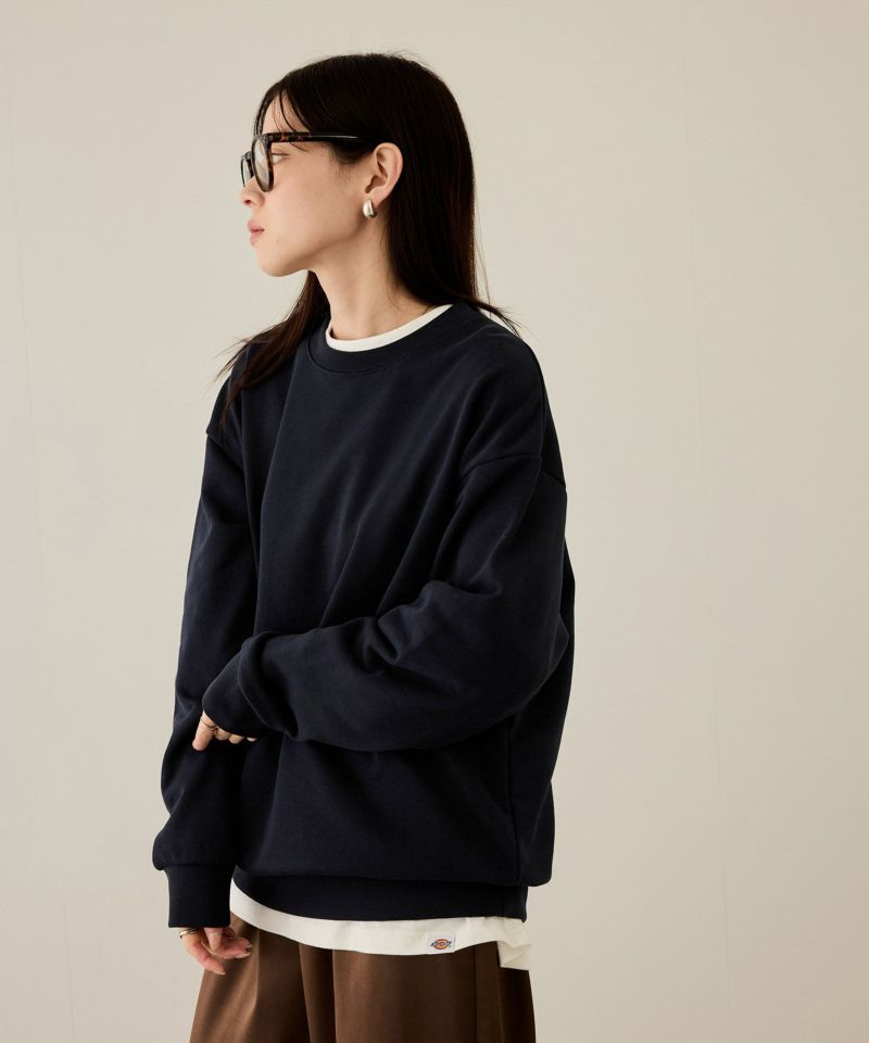 NAVY タフラク ヘビー裏毛クルーネックスウェット メンズ商品画像-25