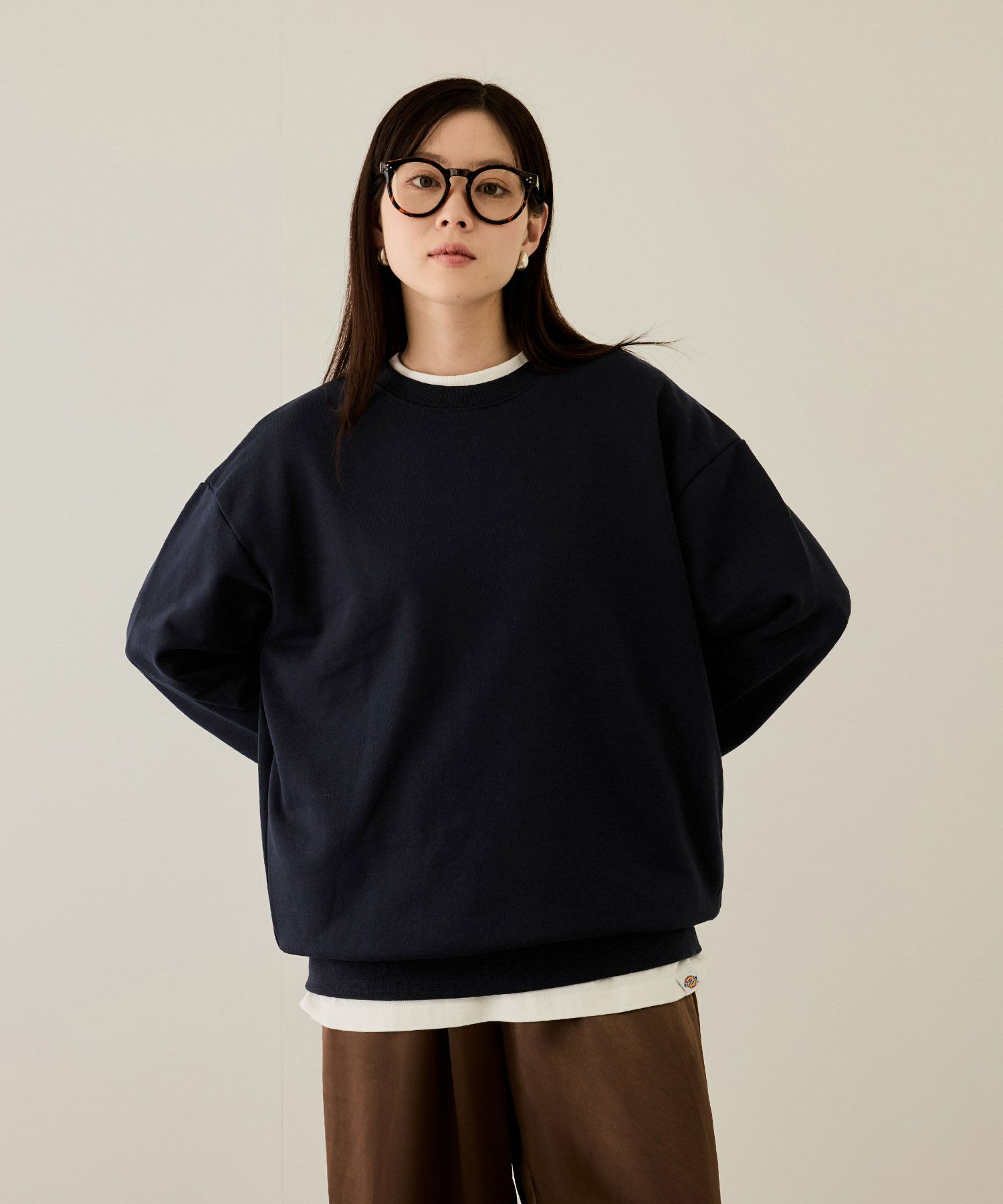 [期間限定価格]NAVY タフラク ヘビー裏毛クルーネックスウェット メンズ商品サムネイル-29