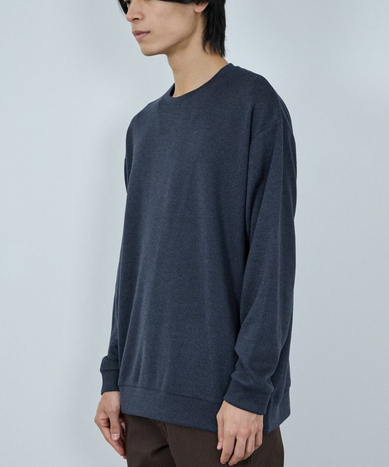 [値下げ]NAVY  MAC HEAT ソフトタッチクルーネックニットフリース メンズ商品画像-9