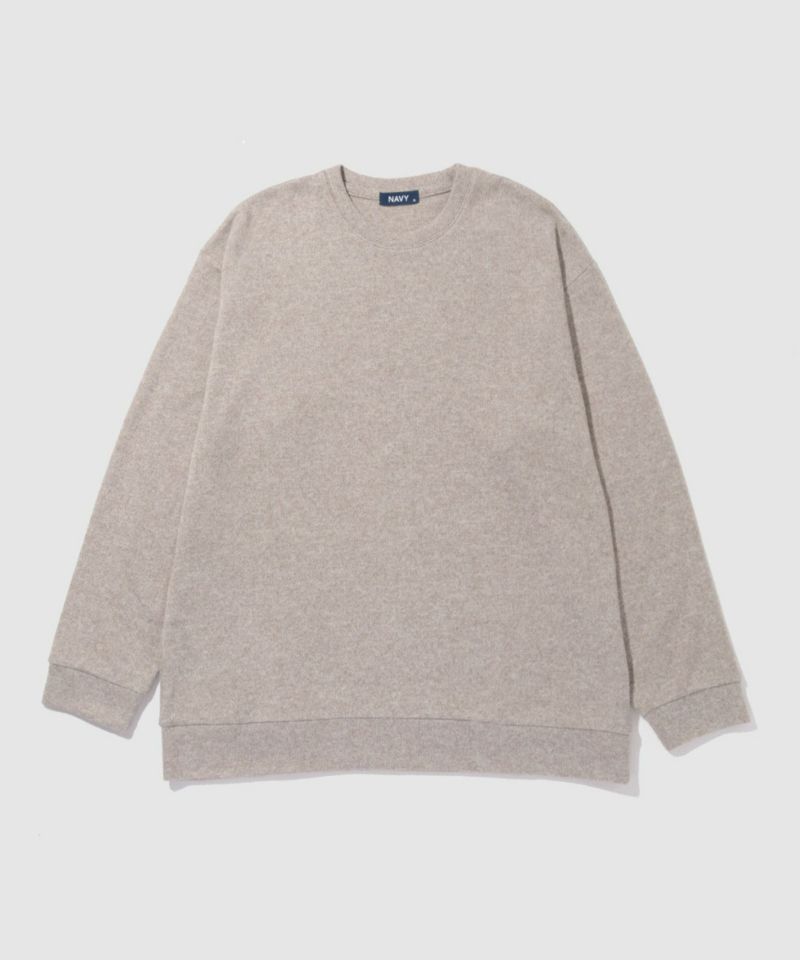 NAVY  MAC HEAT ソフトタッチクルーネックニットフリース メンズ商品画像-16