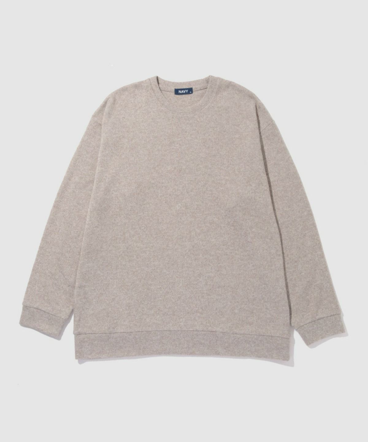 NAVY MAC HEAT ソフトタッチクルーネックニットフリース メンズ