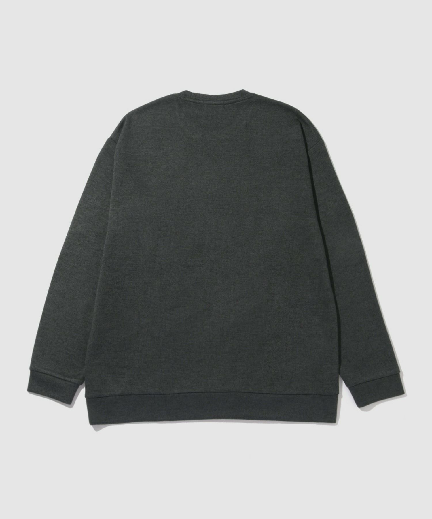 NAVY  MAC HEAT ソフトタッチクルーネックニットフリース メンズ商品サムネイル-17