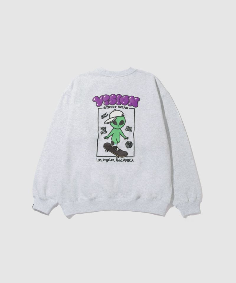 VISION STREET WEAR  エイリアンデザインスウェット メンズ商品画像-1