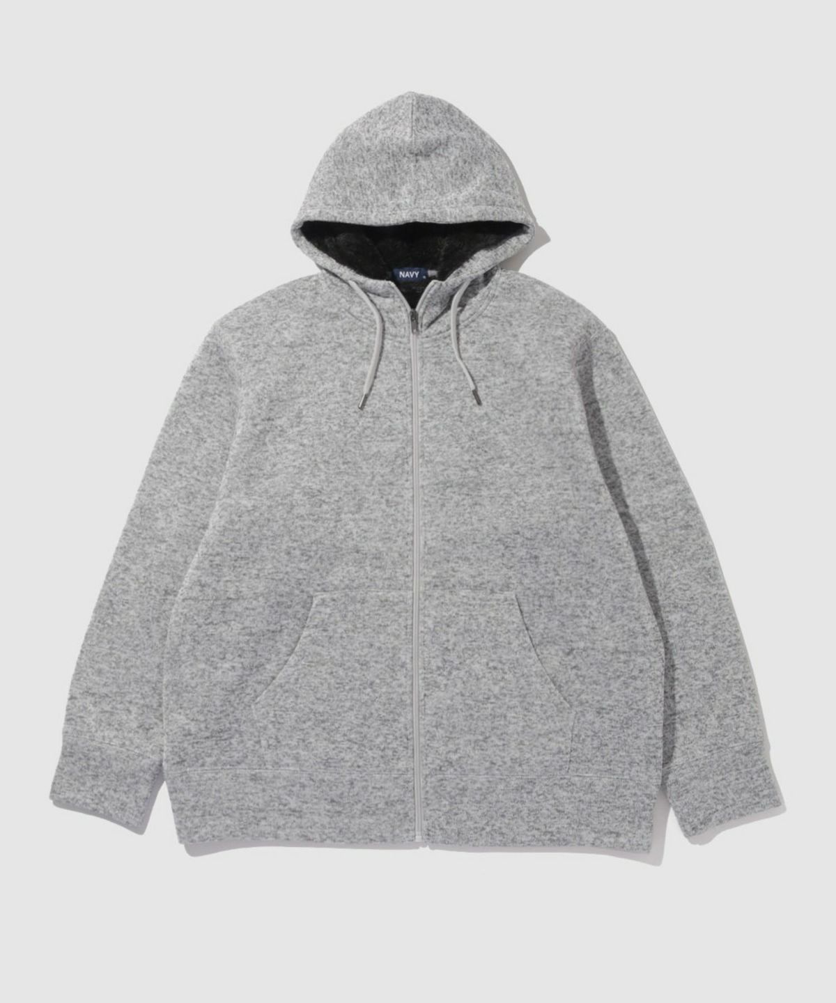 NAVY MAC HEAT 裏ボアジップパーカー メンズ