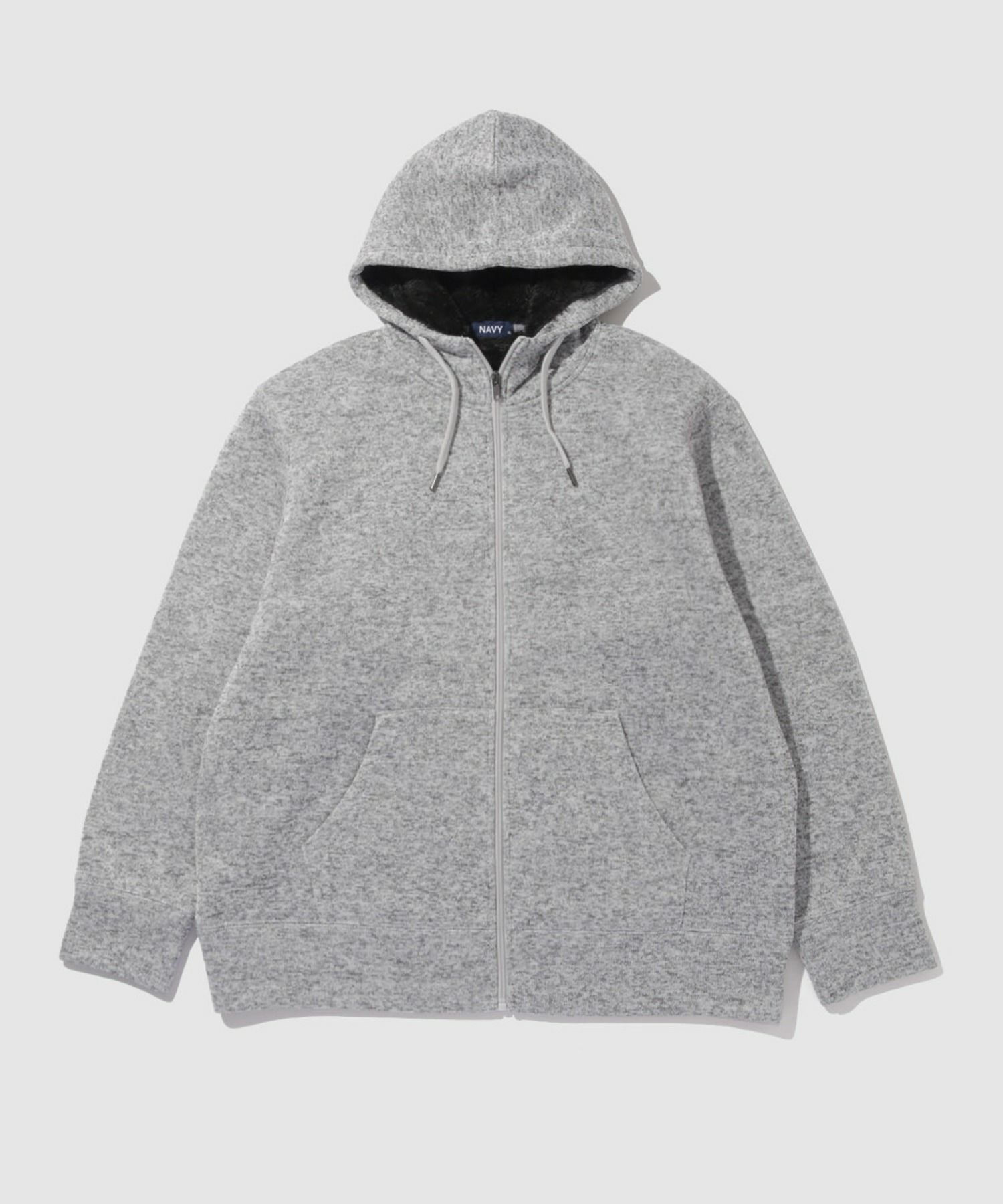NAVY MAC HEAT 裏ボアジップパーカー メンズ