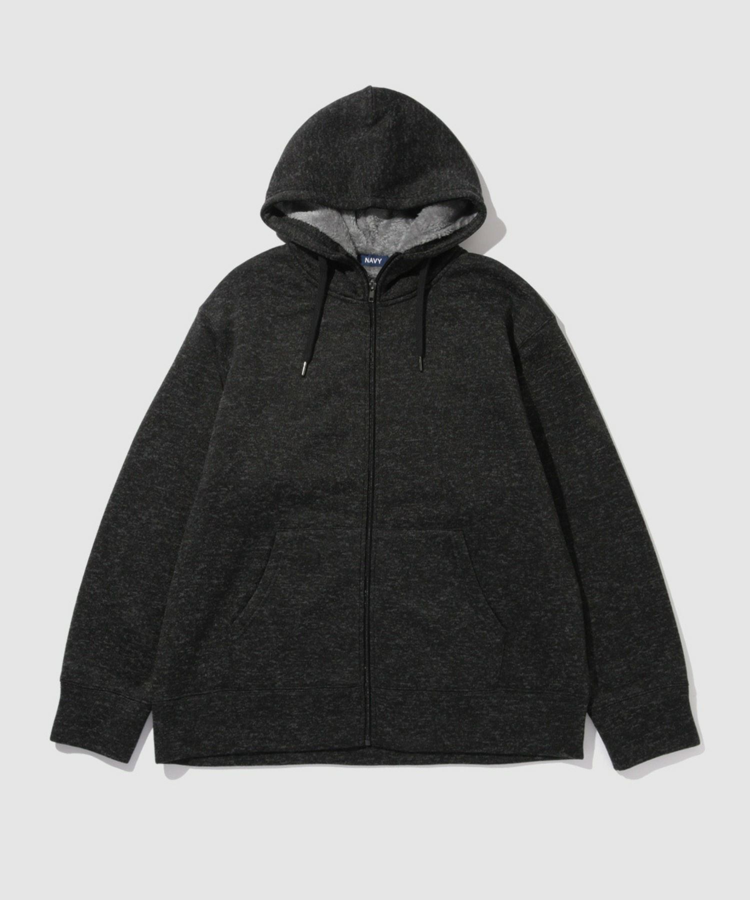 NAVY MAC HEAT 裏ボアジップパーカー メンズ