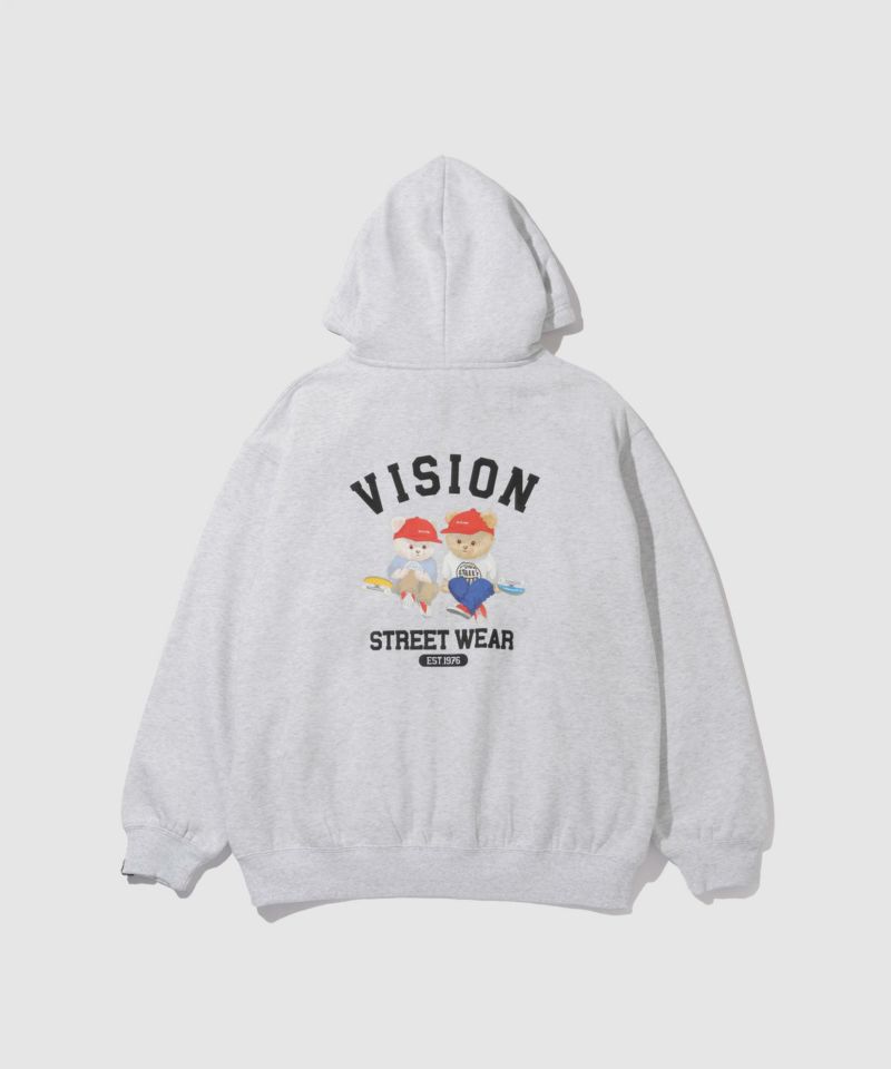 VISION STREET WEAR  ベアーデザインパーカー メンズ商品画像-1