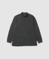 NAVY MAC HEAT シルキータッチモックネックTシャツ メンズ